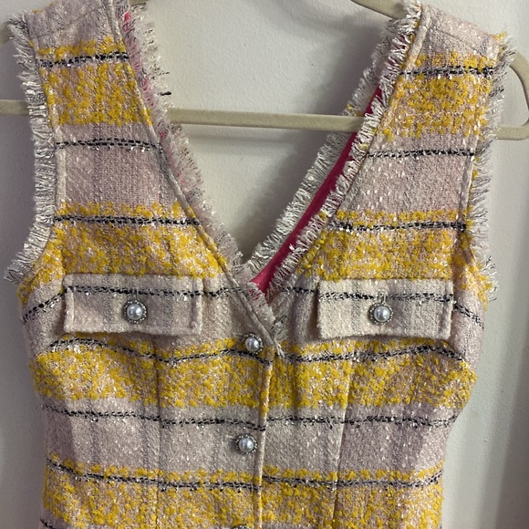 SALE LAST ONE ⭐️Anthropologie MAEVE tweed, mini dress NWT - Picture 3 of 6